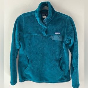Patagonia Teal Fleece Pullover Women's M
